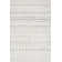 Giannini Geometric Moroccan Area Rug in Gray/ Off White