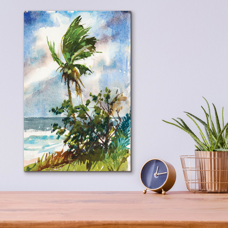 «Ocean Breeze» par Richard A. Rodgers, art en verre acrylique, H 16 po x l 12 po x P 0,13 po