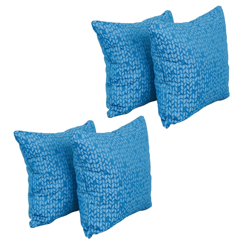 Ensemble de 4 coussins décoratifs en jacquard 18 po x 17 po, Banyan Skippe