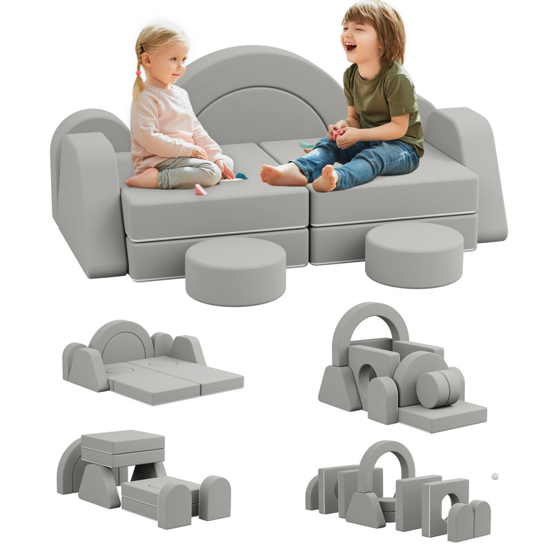 Children's Sofa / Sectional, Grey
