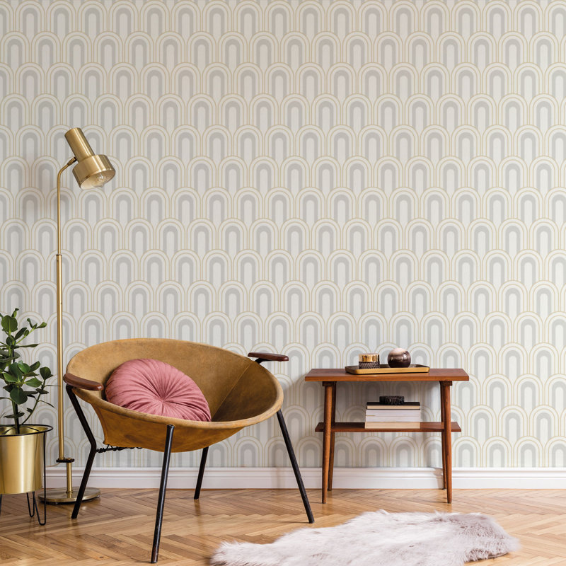 Dashad 10.05m x 53cm Textured Matte Paste the Wall Wallpaper Roll, Grey
