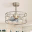 Ventilateur de plafond en cristal 20 po avec éclairage et télécommande Heleena-612796345