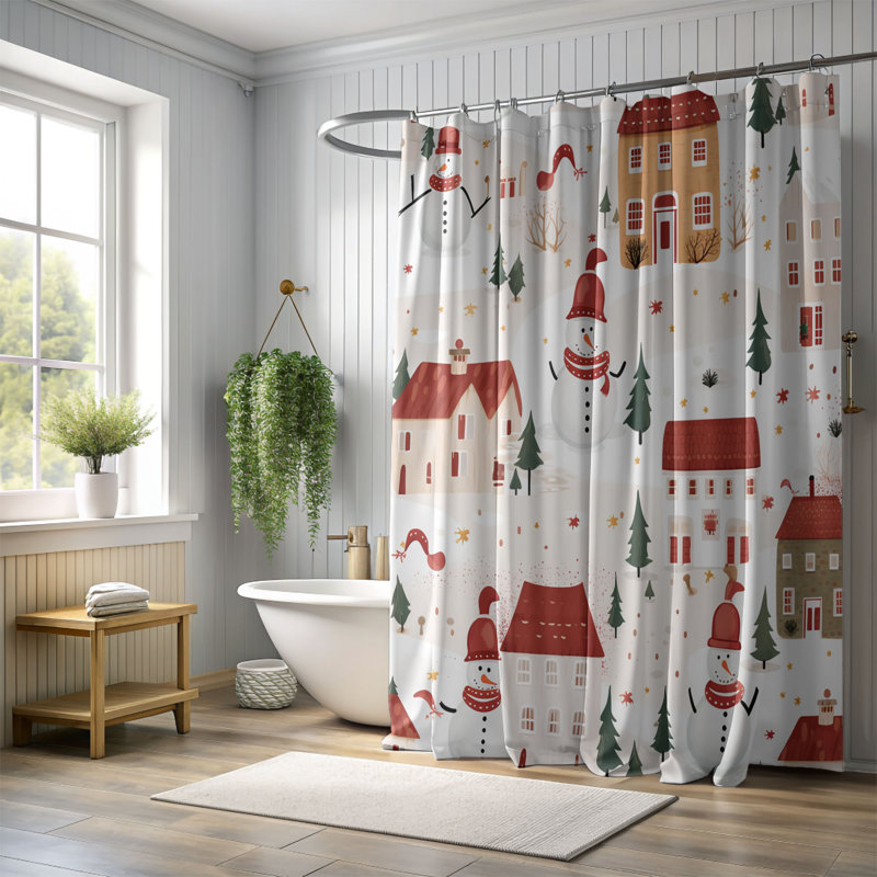 Old Fest - Premium Shower Curtain, 74"H x 71"W