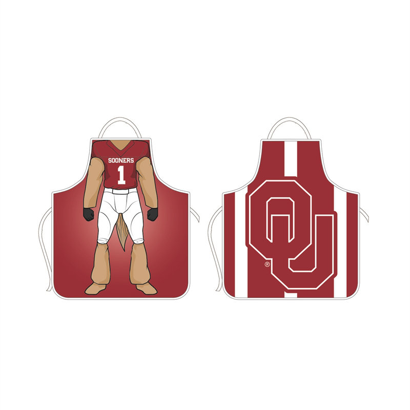 No Pattern Bib Apron, University Of Oklahoma