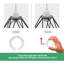 13cm H Metal Novelty Pendant Shade ( Screw On ) in Black