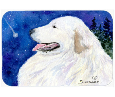 Caroline's Treasures Great Pyrenees Glass Cutting Board
