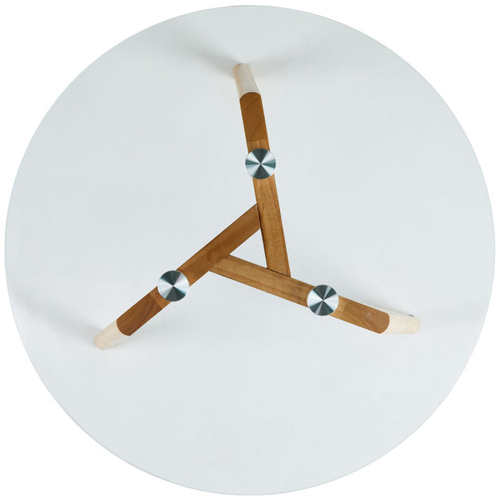 Ensemble de deux tables gigognes modernes Ely, Naturel