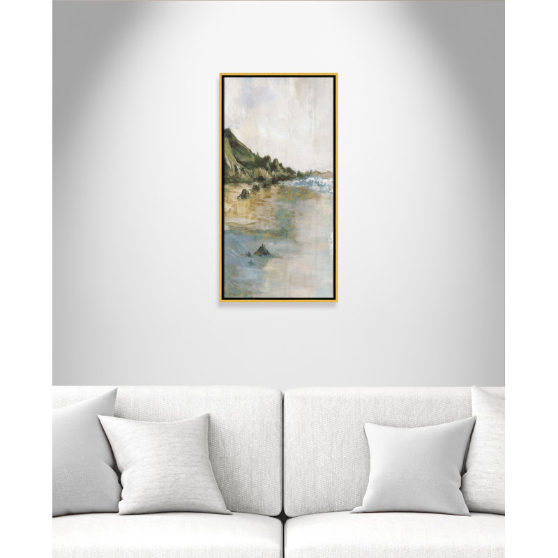 «Cordoba Tide’s Edge» par, H 31,5 po x l 16,5 po, Doré