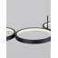 4 - Light Black LED Drum Pendant