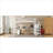 High Full-Size Metal Loft Bed Frame, Clean White, With Integrated L-Shaped Desk and Built-In Wardrobe, Versatile Storage for Kids, Teens and Adult Bedrooms-307283030