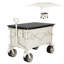 Chariot utilitaire d'extérieur avec auvent imperméable-1968755224