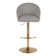 Matisse Highback Adjustable Barstool With Rounded T Footrest - Set Of 2