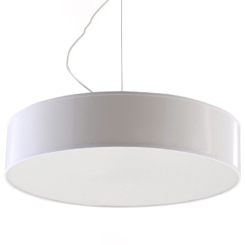  Light Drum Pendant, Grey, 3