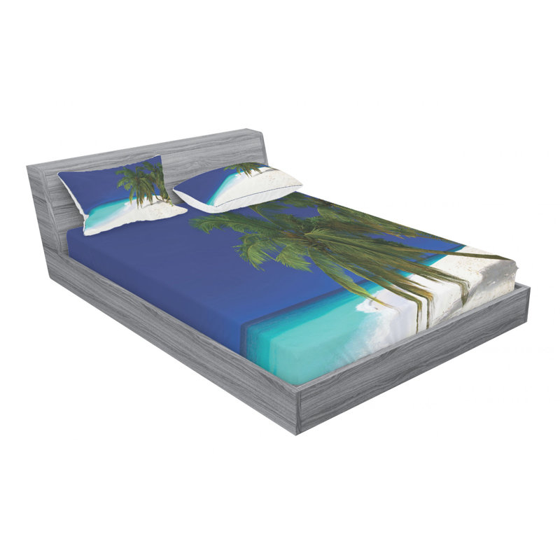 Microfiber Sheet Set, Queen Sheet Set with Fitted Sheet