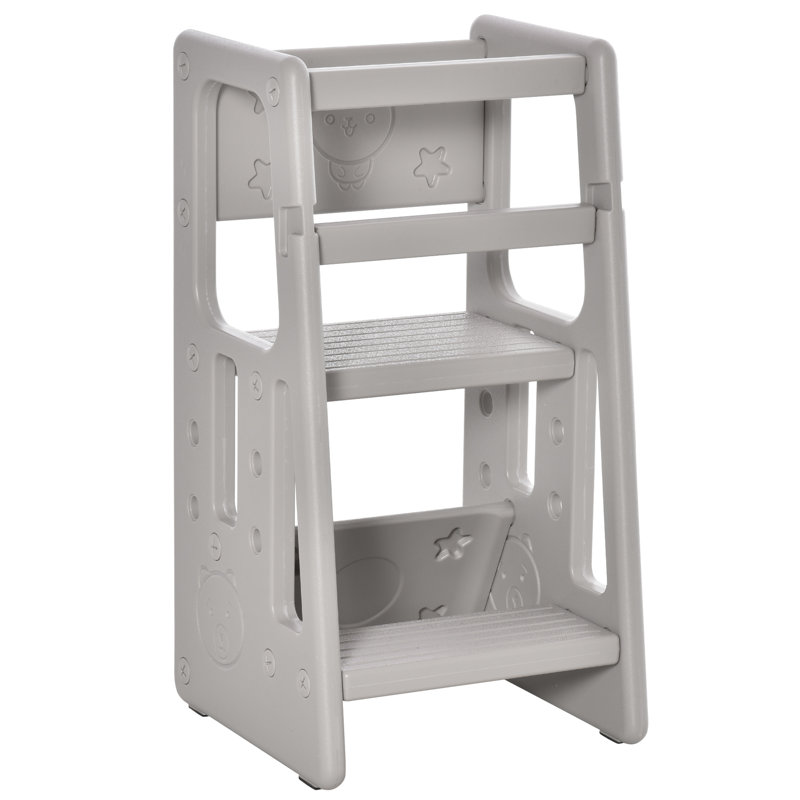 Luther 3 - Step Stool, Grey