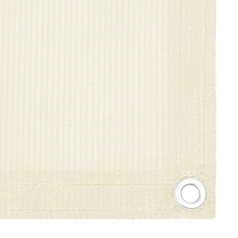Glibben Balcony Screen Cream 120X400 Cm HDPE