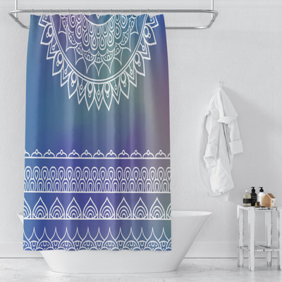 Rideau de douche simple Everarda
