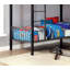 Lit superposé simple en métal avec bureau en argent