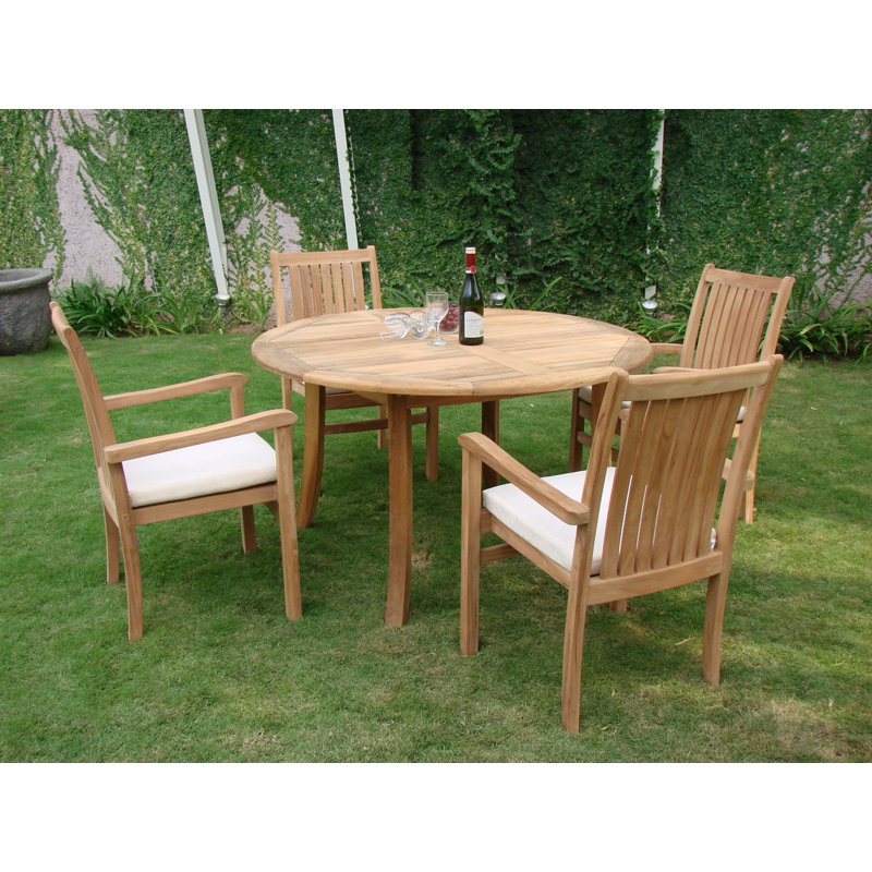 Ensemble repas pour 4 personnes Marcelo, H 30,5 po x L 48 po x l 48 po