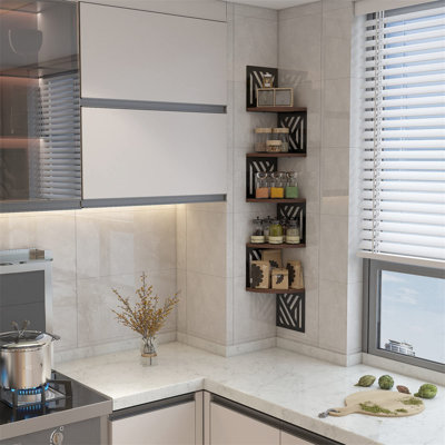 Alekper 5 Piece Floating Shelf