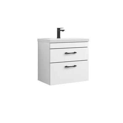 Blocks 610mm Single Bathroom Vanity with Integrated Vitreous China Basin