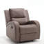 Fauteuil inclinable manuel moderne en similicuir