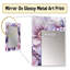 Heddwyn - Floral Decorative Mirror On Metal-1661248284
