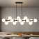 16 - Light Dimmable Sputnik Modern Linear Chandelier