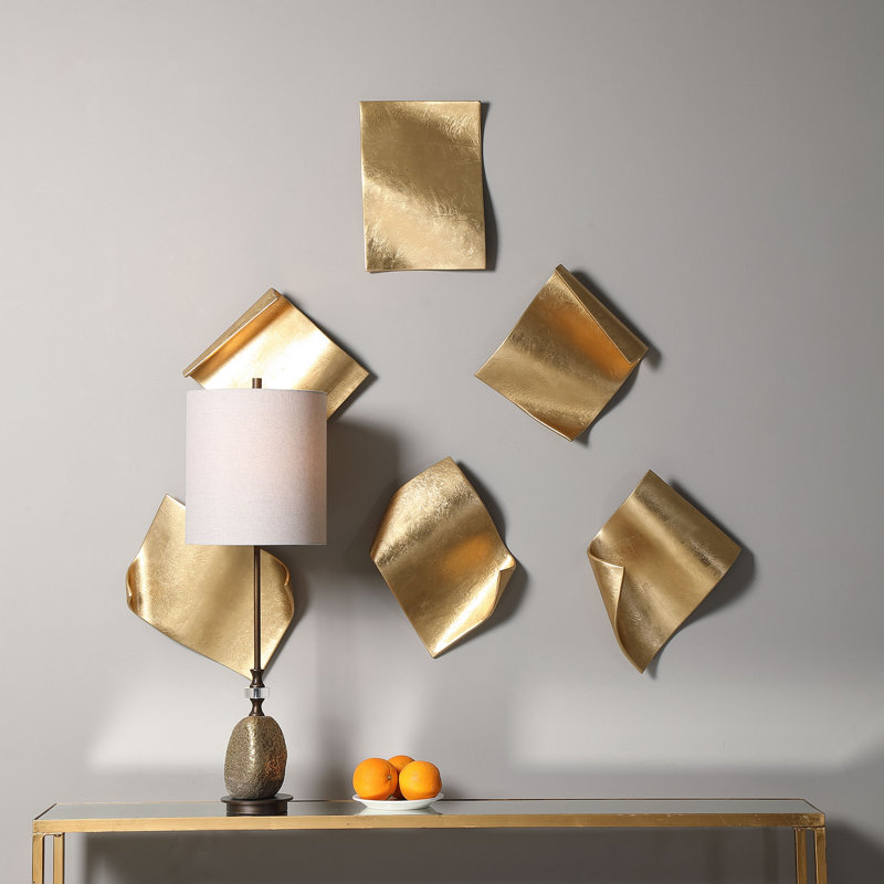 Glam Abstract Wall Decor on Metal