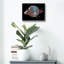  «Purple Disco Ball» par Decent Exposures, art mural en verre acrylique, 16 po x 12 po