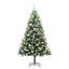 Artificial Hinged Christmas Tree with Flocked Snow-1693989649-1693989637