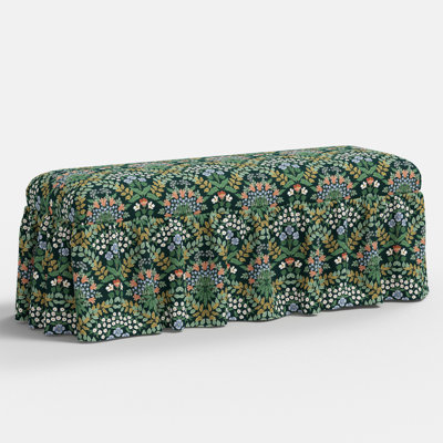 Surrey Dining Bench In Bramble Emerald