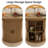 17 Stories Two‑in‑one modern farmhouse table: hidden leaf expands from 4 to 6 seats, plus 8 storage compartments in the base.-332583338