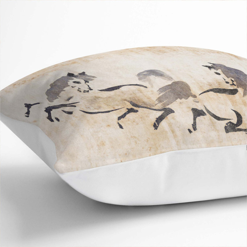 Square Throw Cushion, White, 55cm H x 55cm W x 20cm D