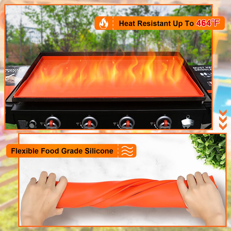 Housse de protection pour plaque de cuisson en silicone