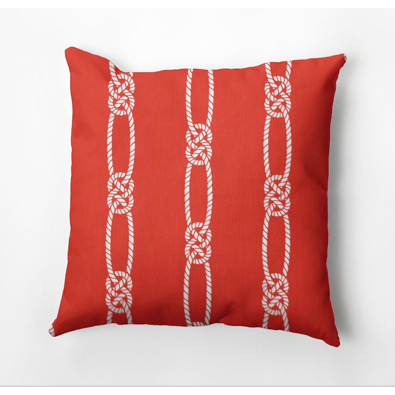 Housse de coussin carrée extérieure/insert, 18 po x 18 po, Orange