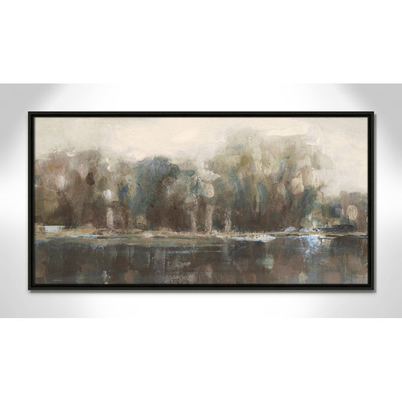 «Daily Reflections I - Landscape Version Print» par Carol Robinson, H 19,5 po x l 37,5 po, Espresso