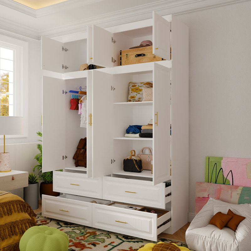 Armoire moderne avec rangement solide et armoire supérieure