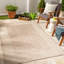 Gira Indoor & Outdoor Boho Jute-Look Rug Beige-944698744