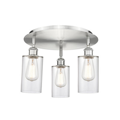 Ervine Glass Semi Flush Mount