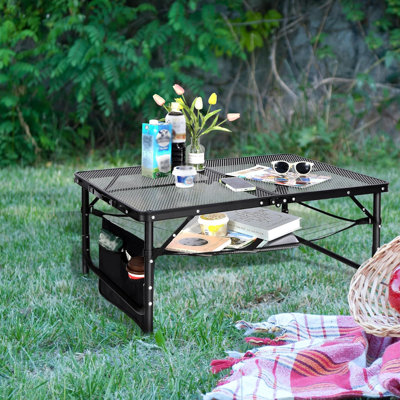 Table de camping pliante en aluminium Roselena