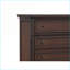 Commodes | Commode transitionnelle à 5 tiroirs, finition cerise brune | Placage de bouleau | Mélange brun | Bois