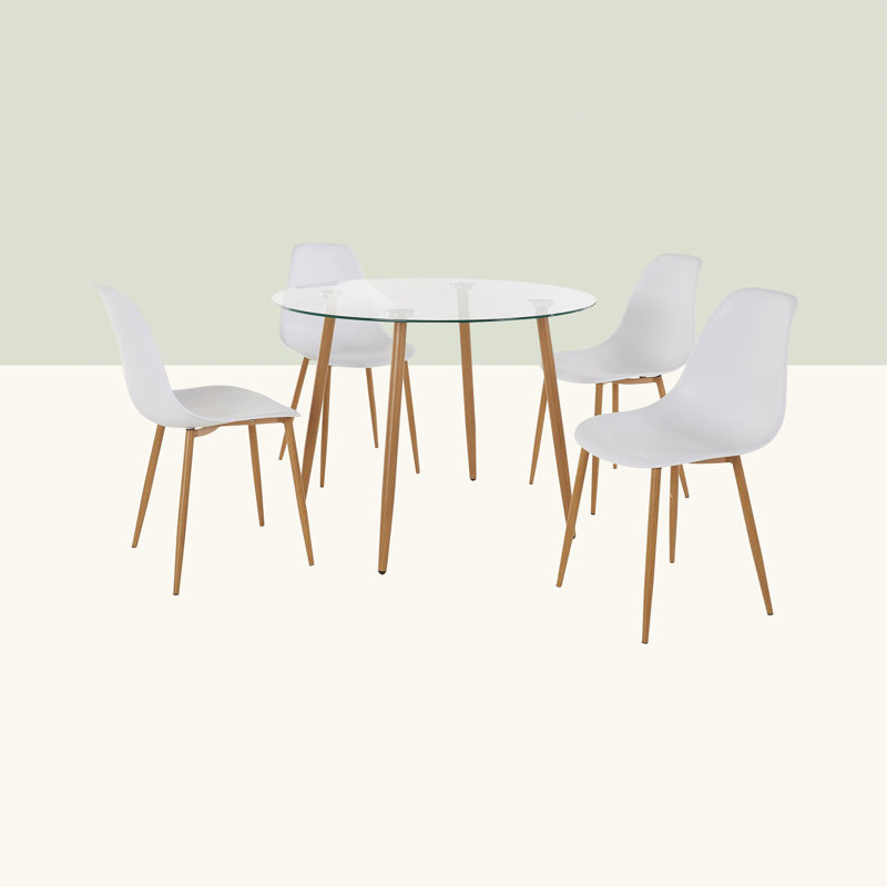 Decatur 4 - Person Dining Set, White
