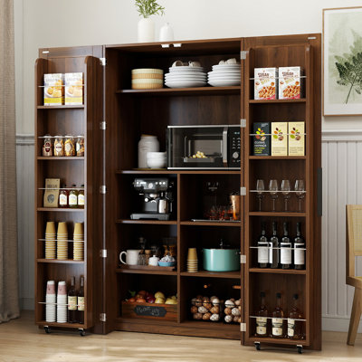 Garde-manger 63 po en noyer durable