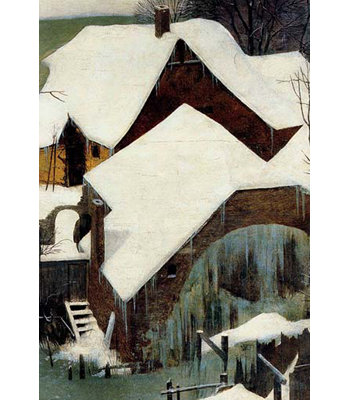 «Hunters in The Snow Détail», reproduction d'art