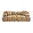 Cheryll Cafe Au Lait Performance Velvet Modular Loveseat