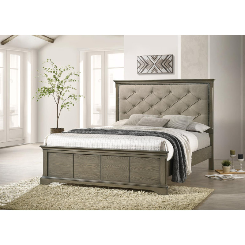Medium Dark Ash Queen Bed, Queen