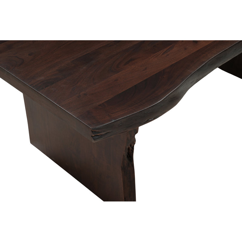 Table basse en bois massif, Dark Walnut