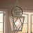 Clarksburg 2 - Light Distressed Antique White Lantern Pendant