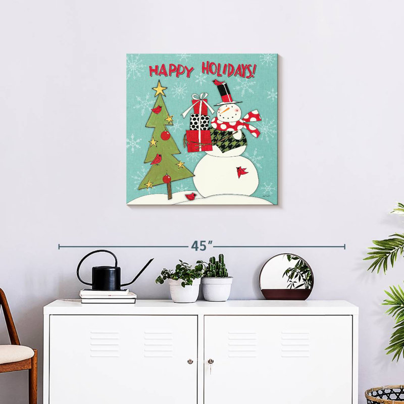 Snowman Sentiments V, 24" H x 24" W